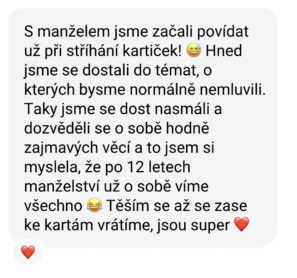 Recenze konverzační karty